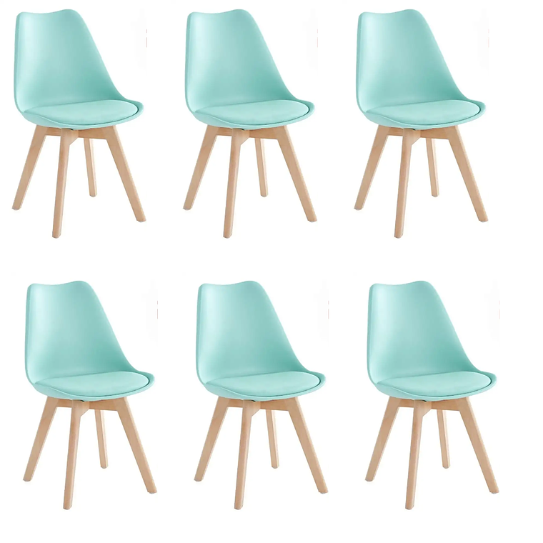 Pack 6 Sillas Tulip 4