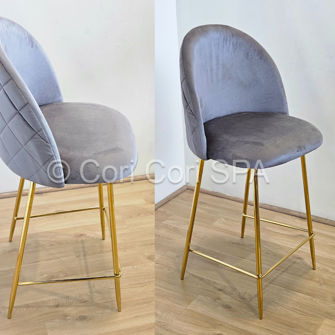 Taburete Luxury Gold 66cm 1