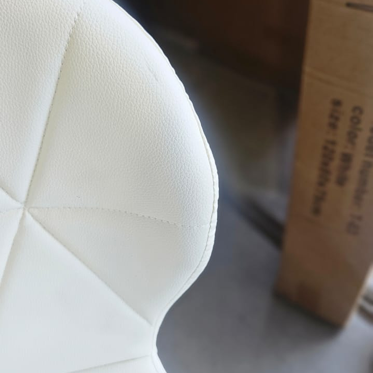 Silla Eames Mariposa Ecocuero Blanca (2da Seleccion) 4