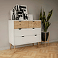 Cómoda 6 cajones Blanca Madera - Miniatura 1