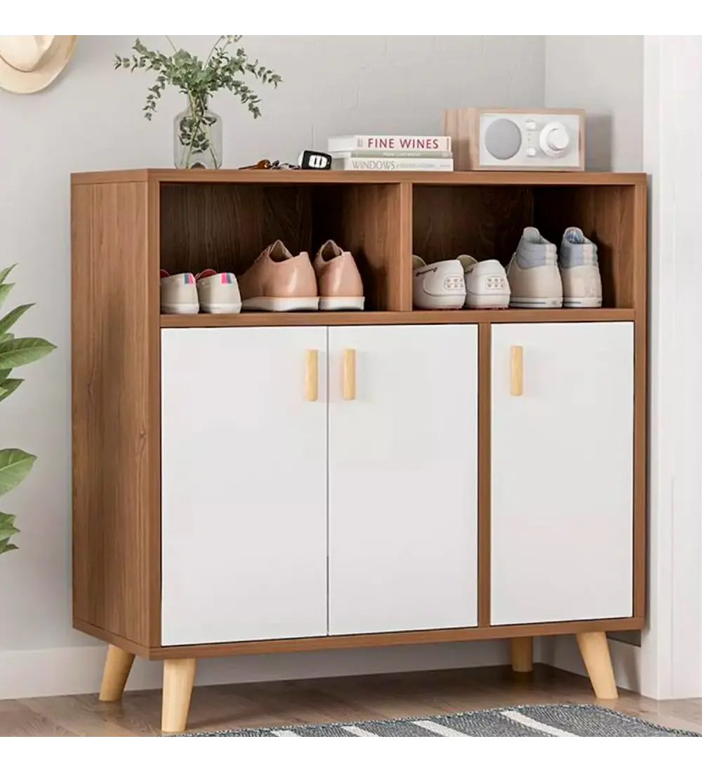 Cómoda Zapatero Blanca Madera