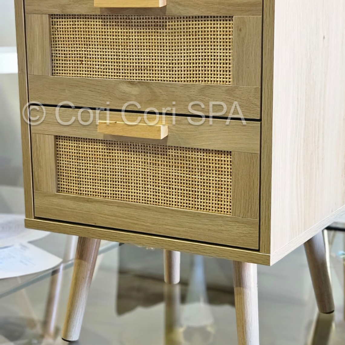 Pack 2 Velador Eames Mesh - Madera Clara 10