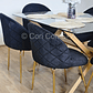 Comedor Medlock 140x90cms + 6 Sillas Bread Gold Velvet  - Miniatura 3