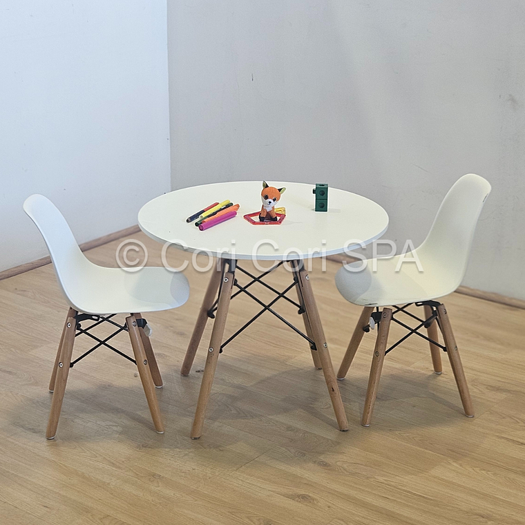 Pack Mesa Eames Kids + 2 Sillas Kids 7