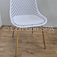 Comedor Eames Vidrio 100cm + 4 Sillas Panal - Miniatura 3