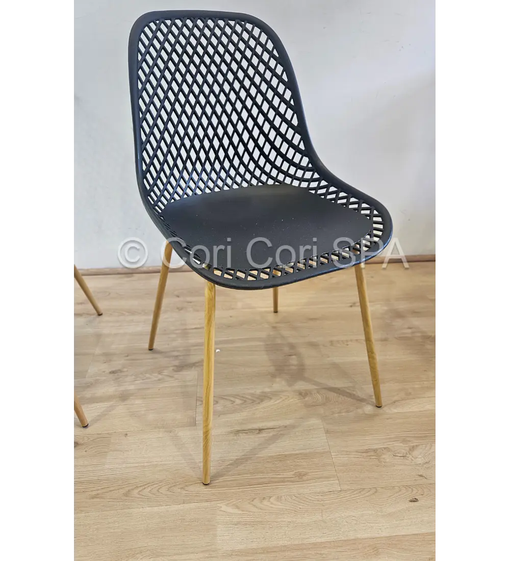 Comedor Mesa Eames Blanca 100cm + 4 Sillas Panal
