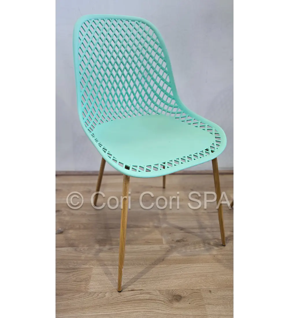 Comedor Mesa Eames Blanca 100cm + 4 Sillas Panal