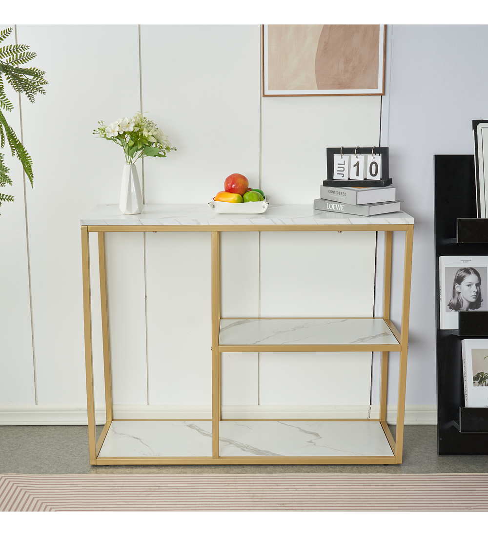 Arrimo White Stone MDF Marmol Blanco con separadores