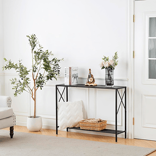 Arrimo Tradicional Negro Metal MDF