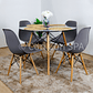 Comedor Eames Vidrio 120cms + 4 Sillas Eames - Miniatura 6