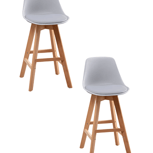 Pack 2 Taburetes Tulip 65cms