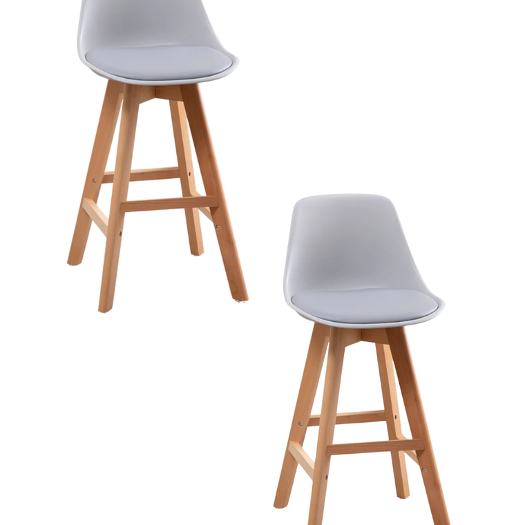 Pack 2 Taburetes Tulip 65cms 2