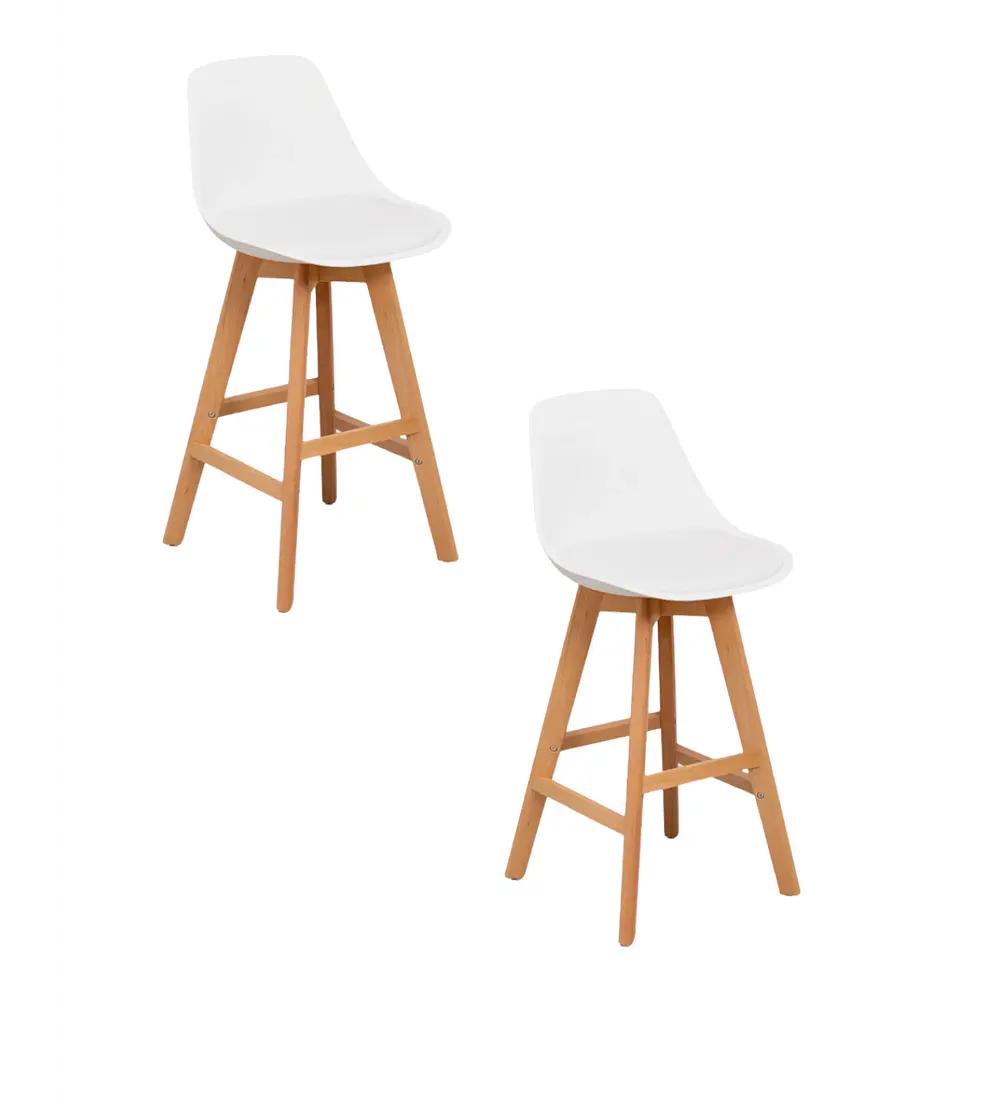 Pack 2 Taburetes Tulip 65cms