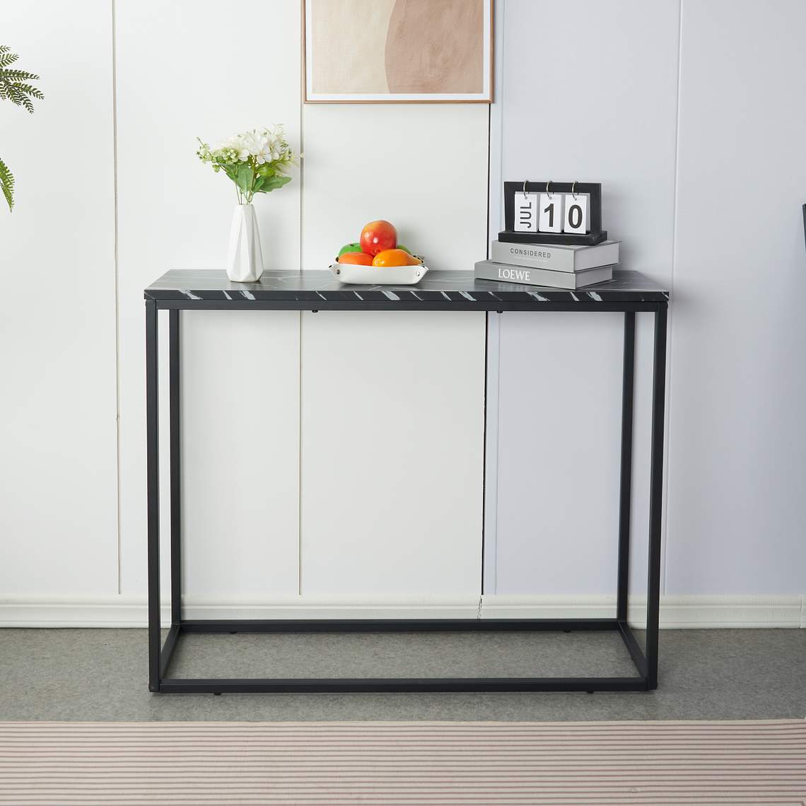 Arrimo Black Stone Cubierta MDF Marmol Negro 6