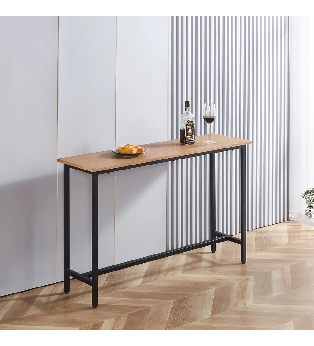 Mesa de Arrimo o Bar Alta Rustik - Madera Clara