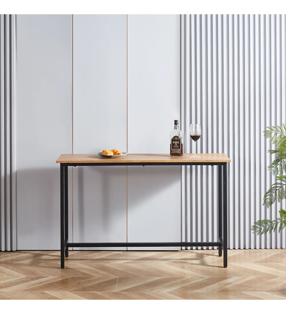 Mesa de Arrimo o Bar Alta Rustik - Madera Clara