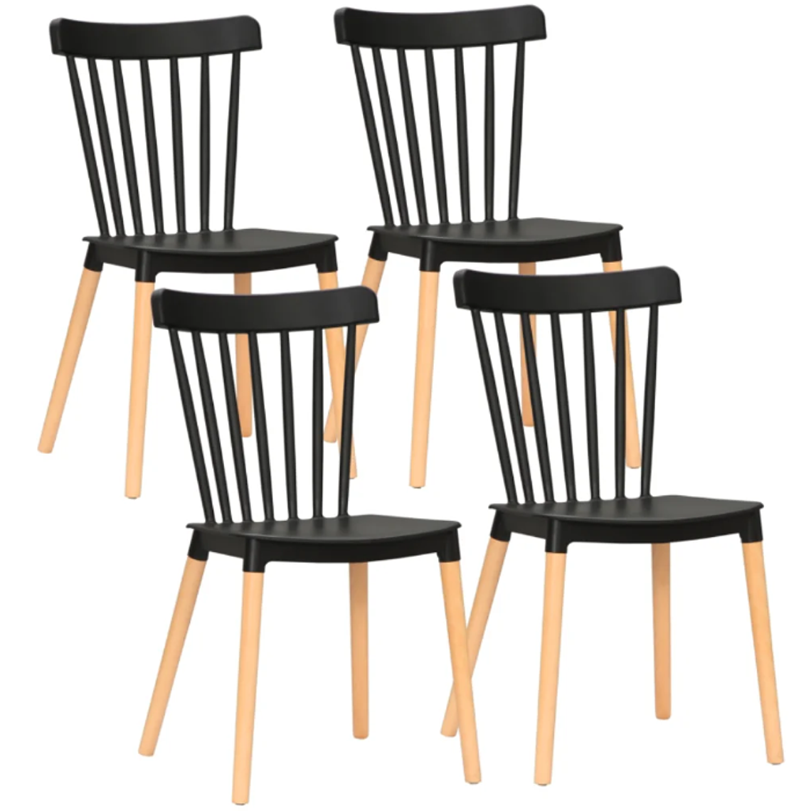 Pack 4 Sillas Windsor - Polipropileno 4