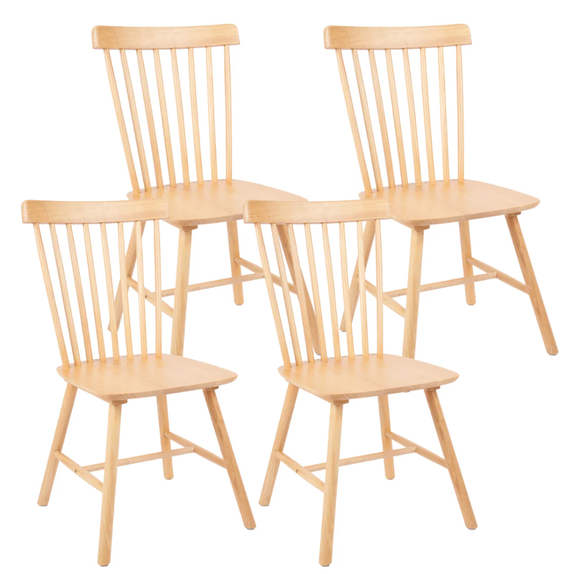 Pack 4 Silla Windsor Madera  7