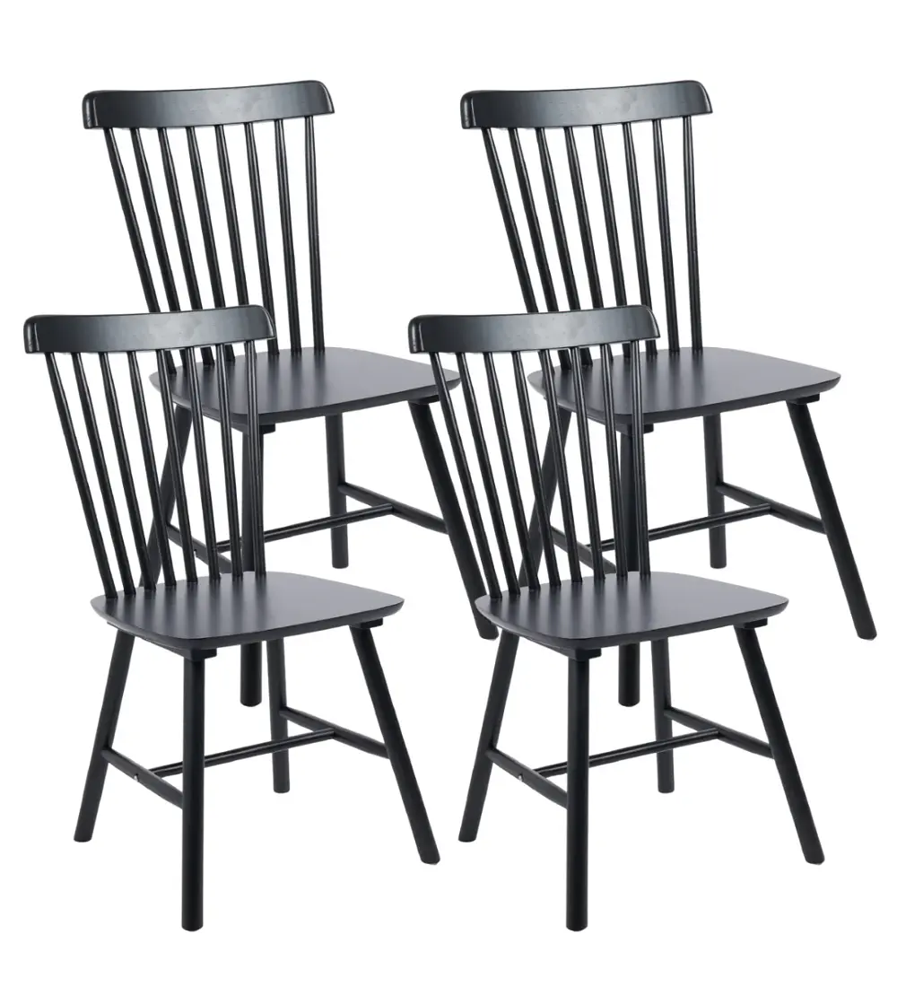 Pack 4 Silla Windsor Madera 
