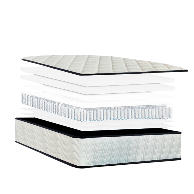 Colchón 25 cm Home Espuma Resortes Pocket Spring 1 Plaza 4