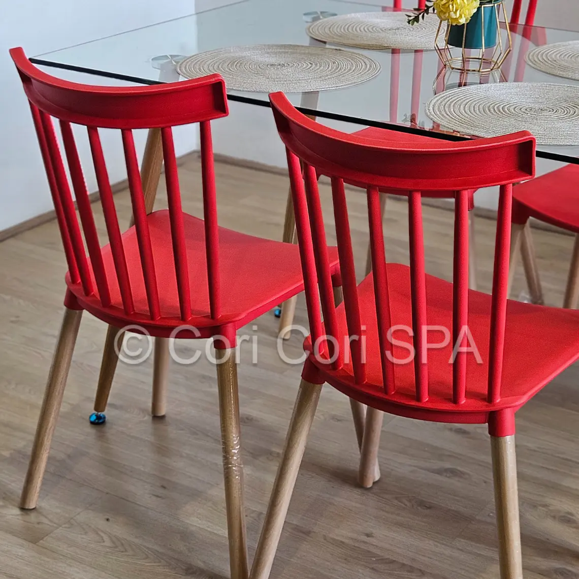 Comedor Rubi 130x80cms + 4 Sillas Windsor  8