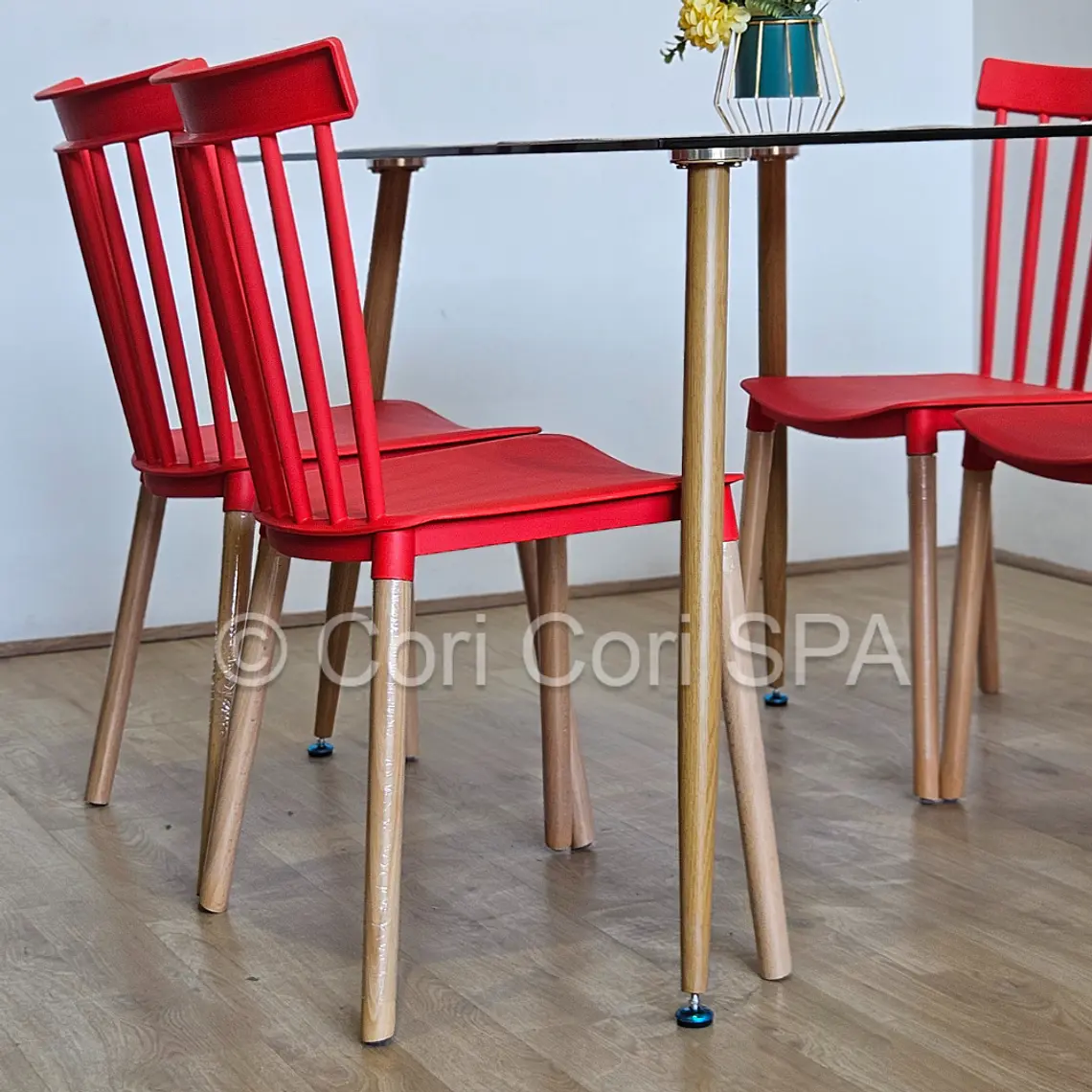 Comedor Rubi 130x80cms + 4 Sillas Windsor  15