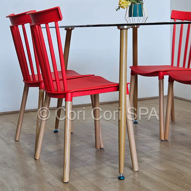 Comedor Rubi 130x80cms + 4 Sillas Windsor  15