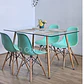 Comedor Rubi 130x80cm + 4 Sillas Eames  - Miniatura 9