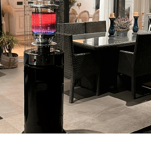 Estufa de Patio Exterior para Terraza - Color Negro