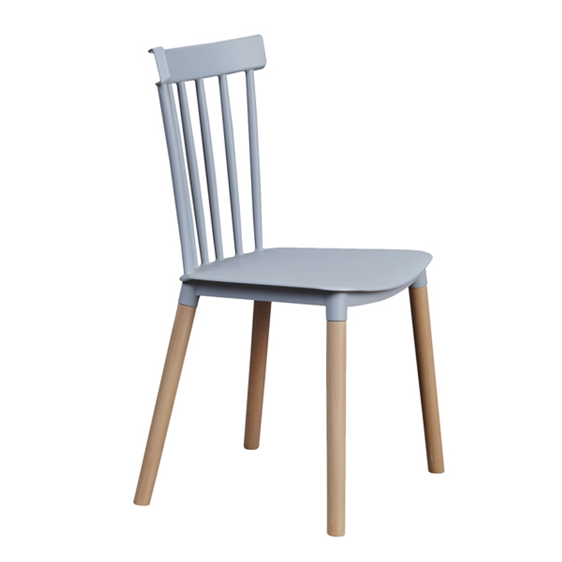 Comedor Warwick Melamina Blanca 100cm + 4 Sillas Windsor 8