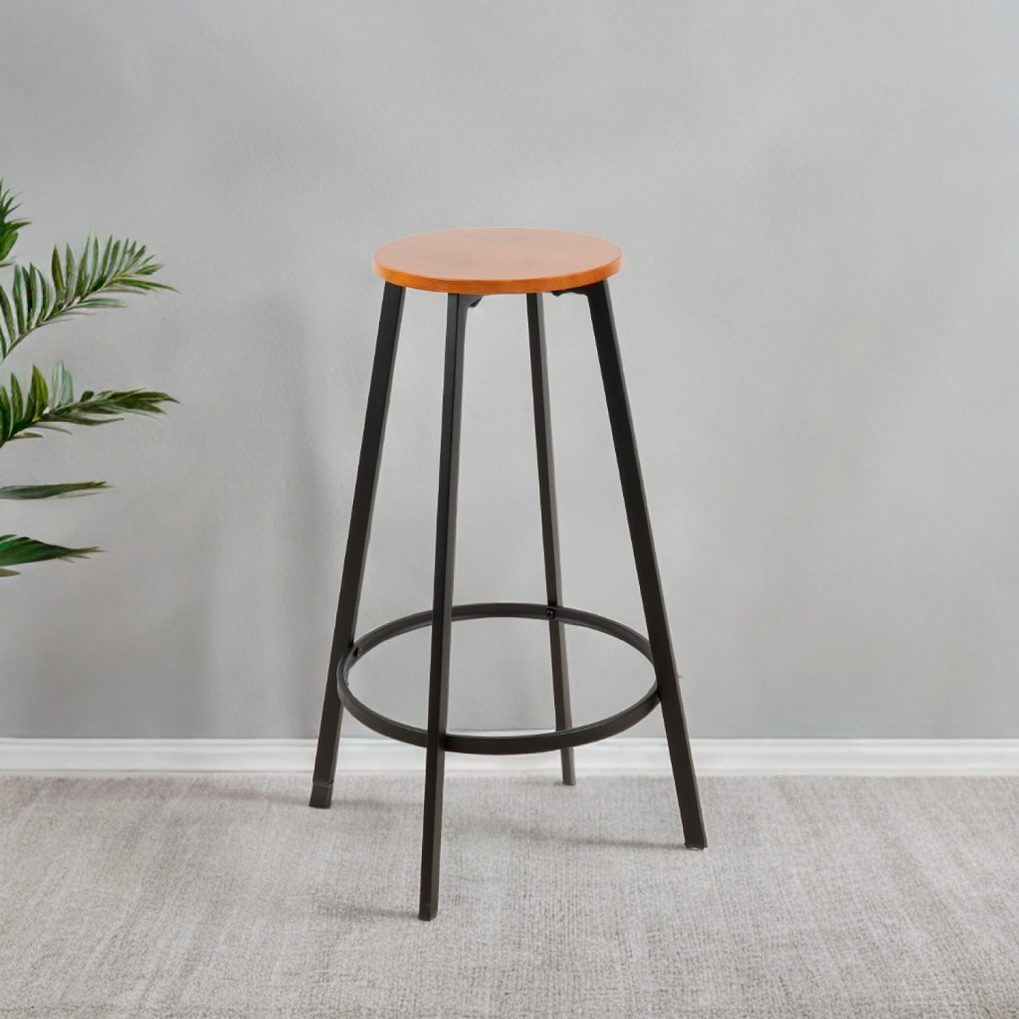 Piso Taburete de Bar Elipse – Estilo Industrial 3