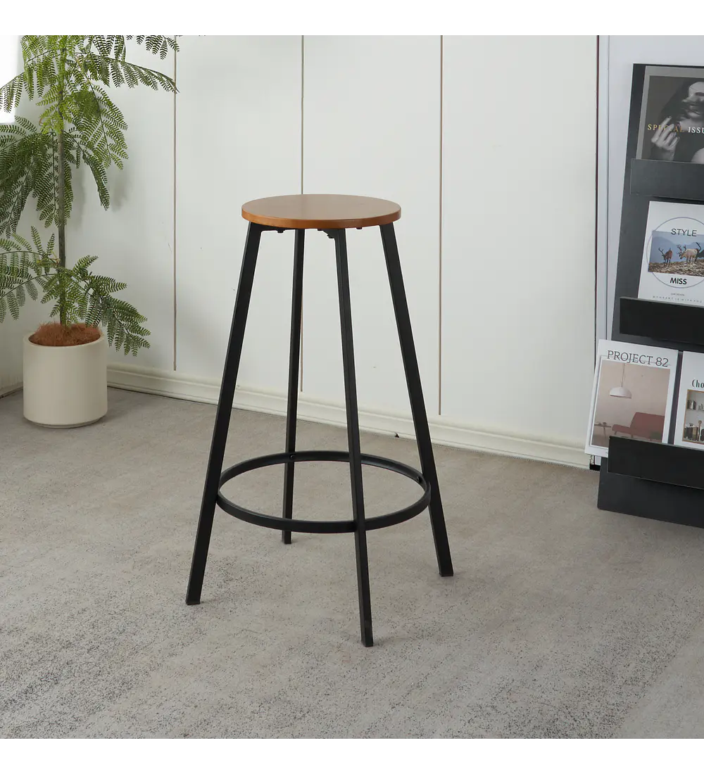 Piso Taburete de Bar Elipse – Estilo Industrial