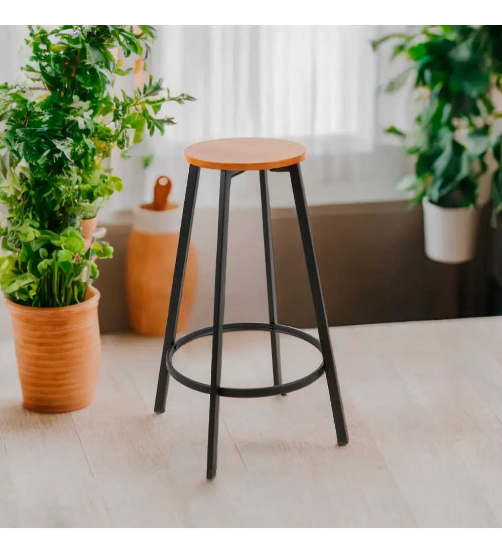 Piso Taburete de Bar Elipse – Estilo Industrial