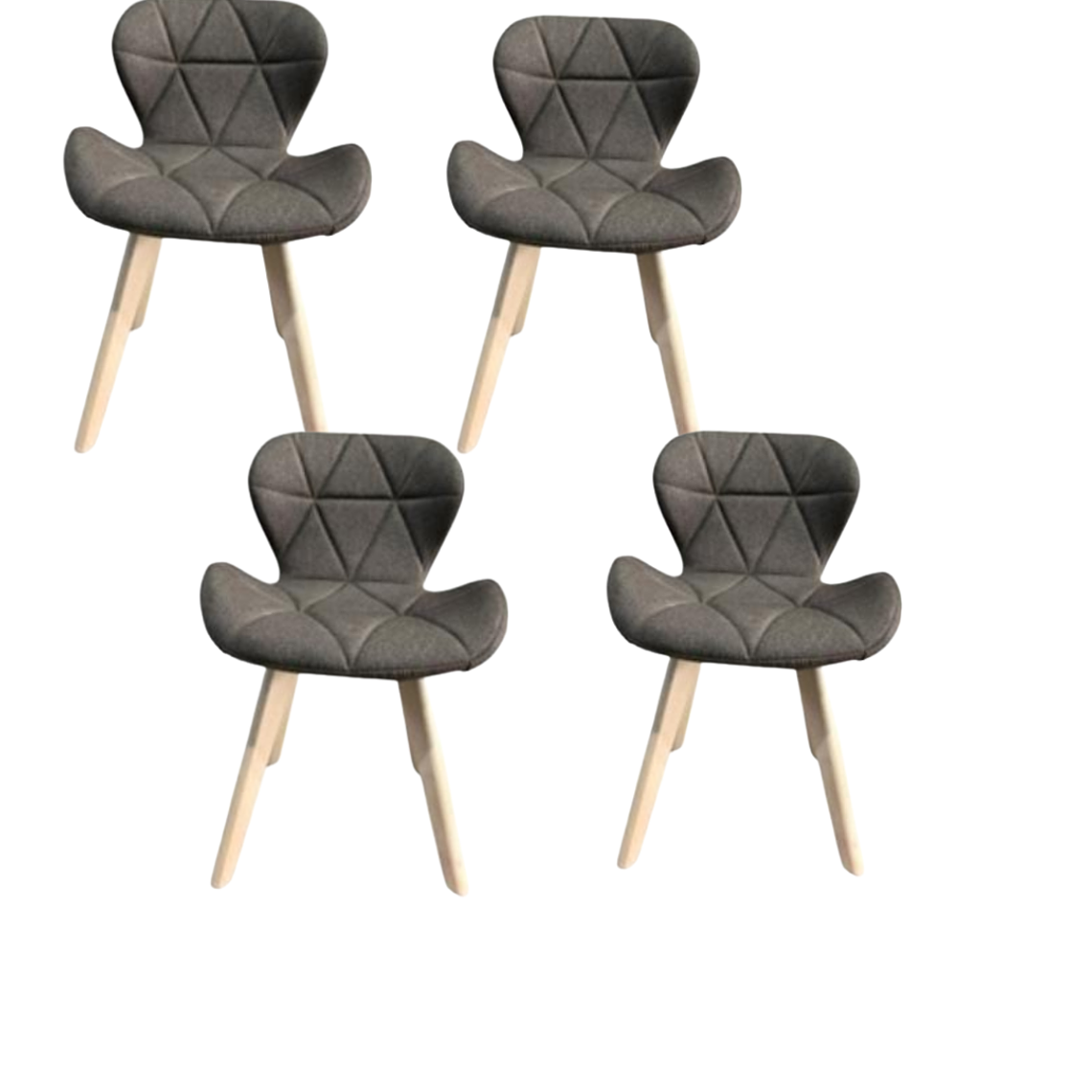 Pack 4 Silla Mariposa Wood Lino 3