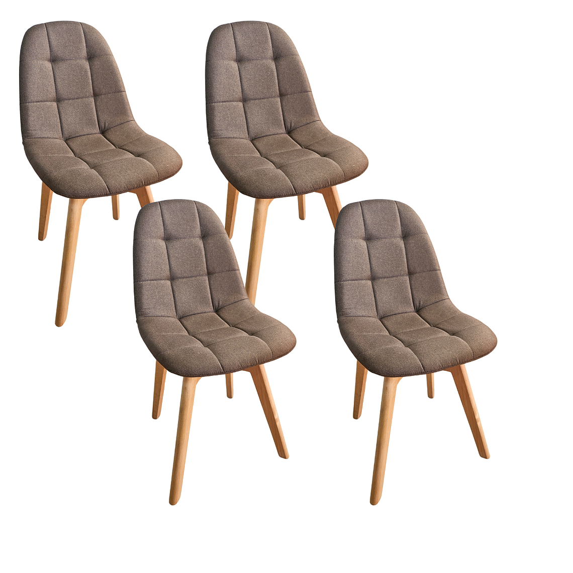 Pack 4 Sillas Capitonne Lino 4
