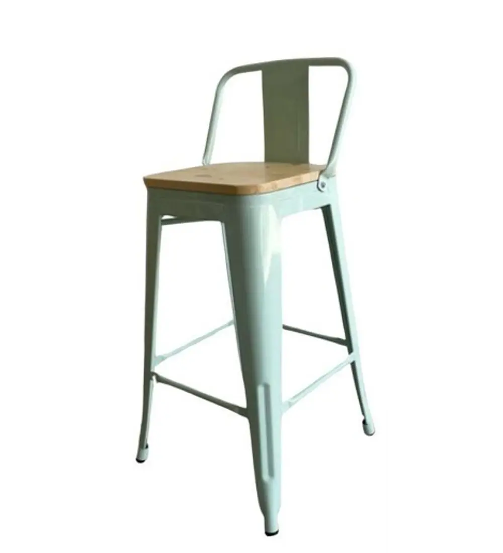 Taburete Tolix Industriales (asiento de Madera 63/64CMS)