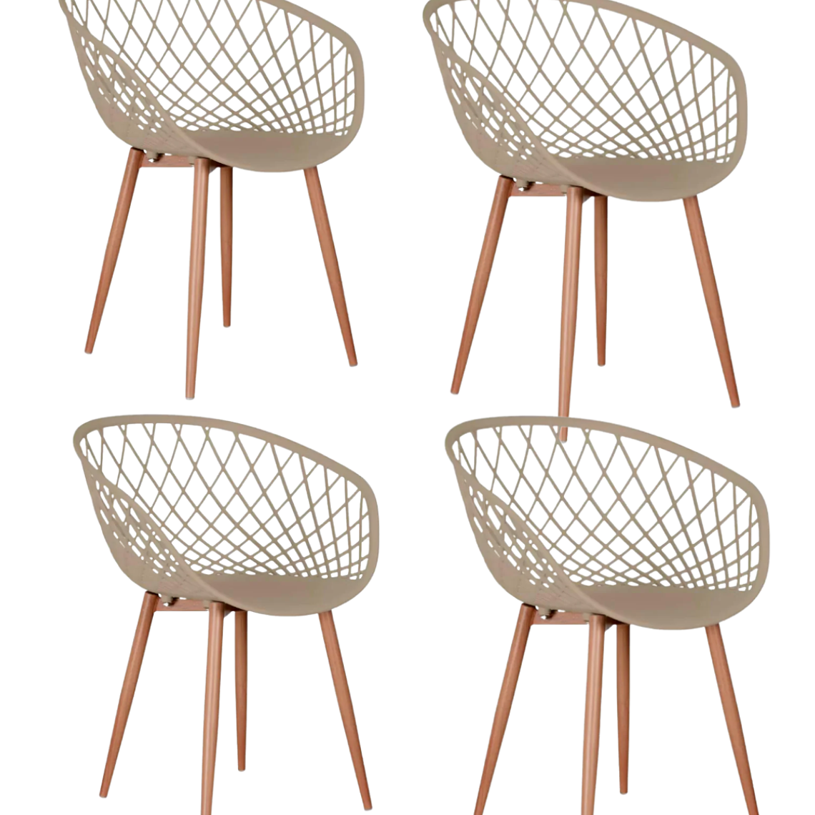 Pack 4 Butacas Mesh  2