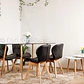 Comedor Rubi 130x80cms + 4 Sillas Mariposa Wood - Miniatura 4