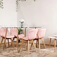 Comedor Rubi 130x80cms + 4 Sillas Mariposa Wood - Miniatura 5