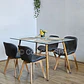 Comedor Rubi 130x80cms + 4 Sillas Mariposa Wood - Miniatura 11