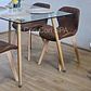 Comedor Rubi 130x80cms + 4 Sillas Mariposa Wood - Miniatura 14