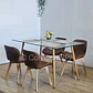 Comedor Rubi 130x80cms + 4 Sillas Mariposa Wood - Miniatura 15