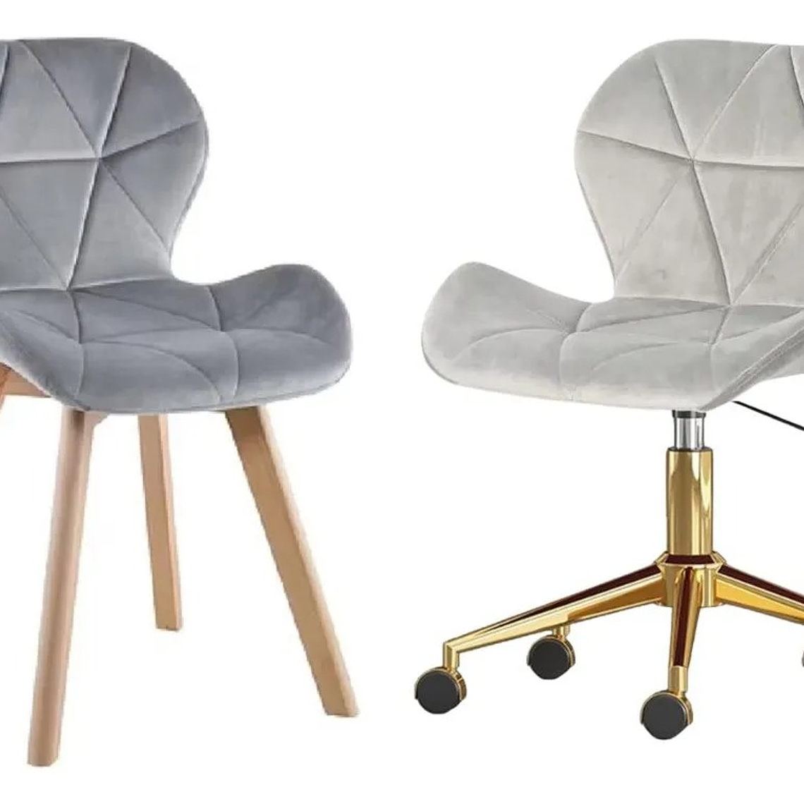 Pack de Sillas Mariposa para Manicurista Velvet 2