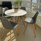 Comedor Mesa Eames Blanca 100cms + 4 Sillas Tulip - Miniatura 4