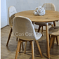 Comedor Mesa Expandible (100 - 180cms) + 4 Sillas Capitonne Velvet - Miniatura 5