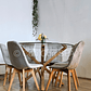Comedor Warwick 120Cms + 6 Sillas Capitonne Velvet - Miniatura 4
