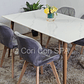 Comedor Mármol 140x80cm  + 4 Sillas Mariposa Velvet - Miniatura 5