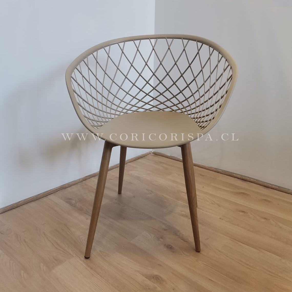 Comedor Medlock 120 x 80cm + 4 Butacas Mesh  9