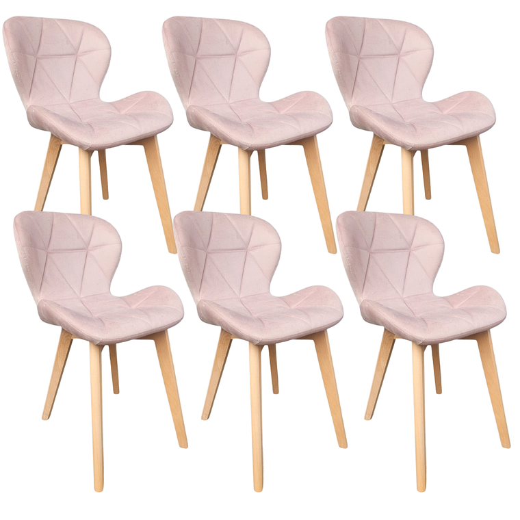 Pack 6 Sillas Mariposa Velvet 2