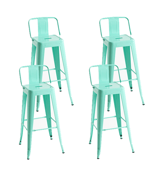 Pack 4 Taburetes Tolix  (76≈77cms)